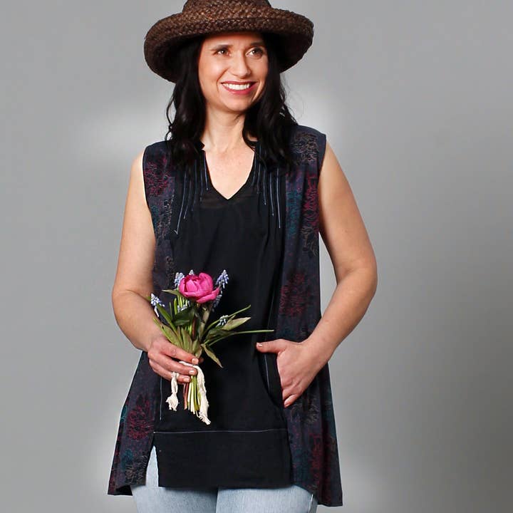 Sumi Sort Solsikke Tunika for engroshandel på Faire1