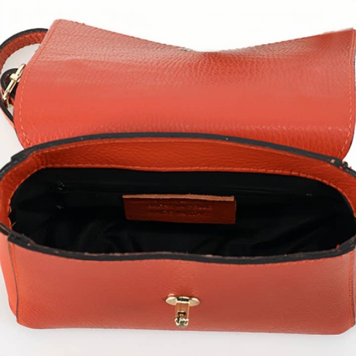 MODARNO - Wholesale Top handle bag – women's - Women's shoulder bag in genuine leather with Ape closure4