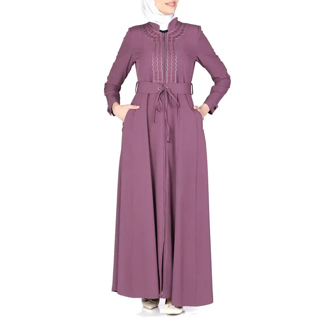 Palestinian Elegance - Wholesale Dress - Women's - Elegant Lulu's Jilbab: Luxurious Design and Comfort for Every Occasion4