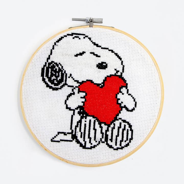 Peanuts: Heart Cross Stitch Kit for wholesale by Stitch & Story