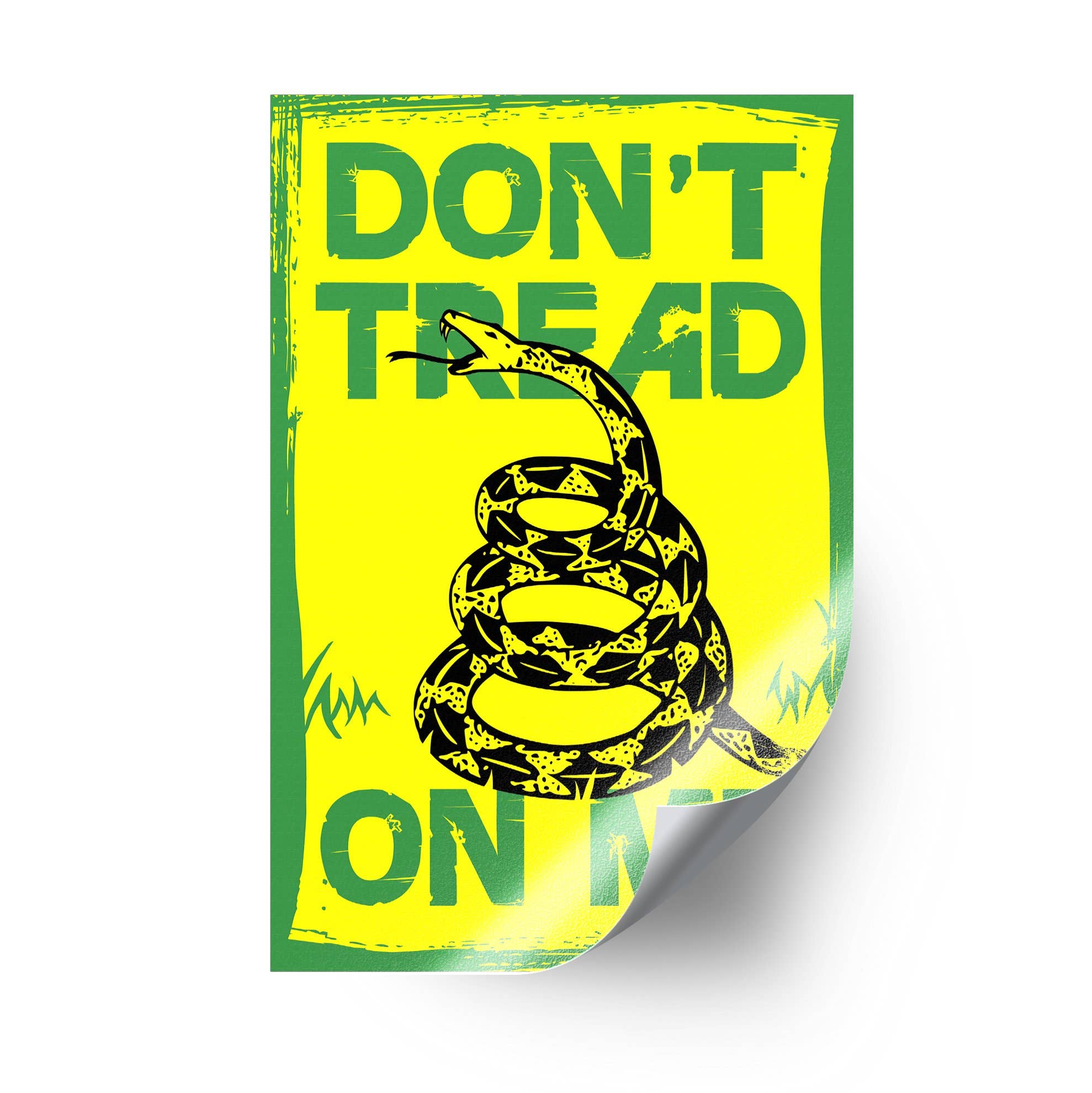 Lucky Shot - Wholesale Sticker - Don't Tread On Me - 4 x 6 in. Decal1