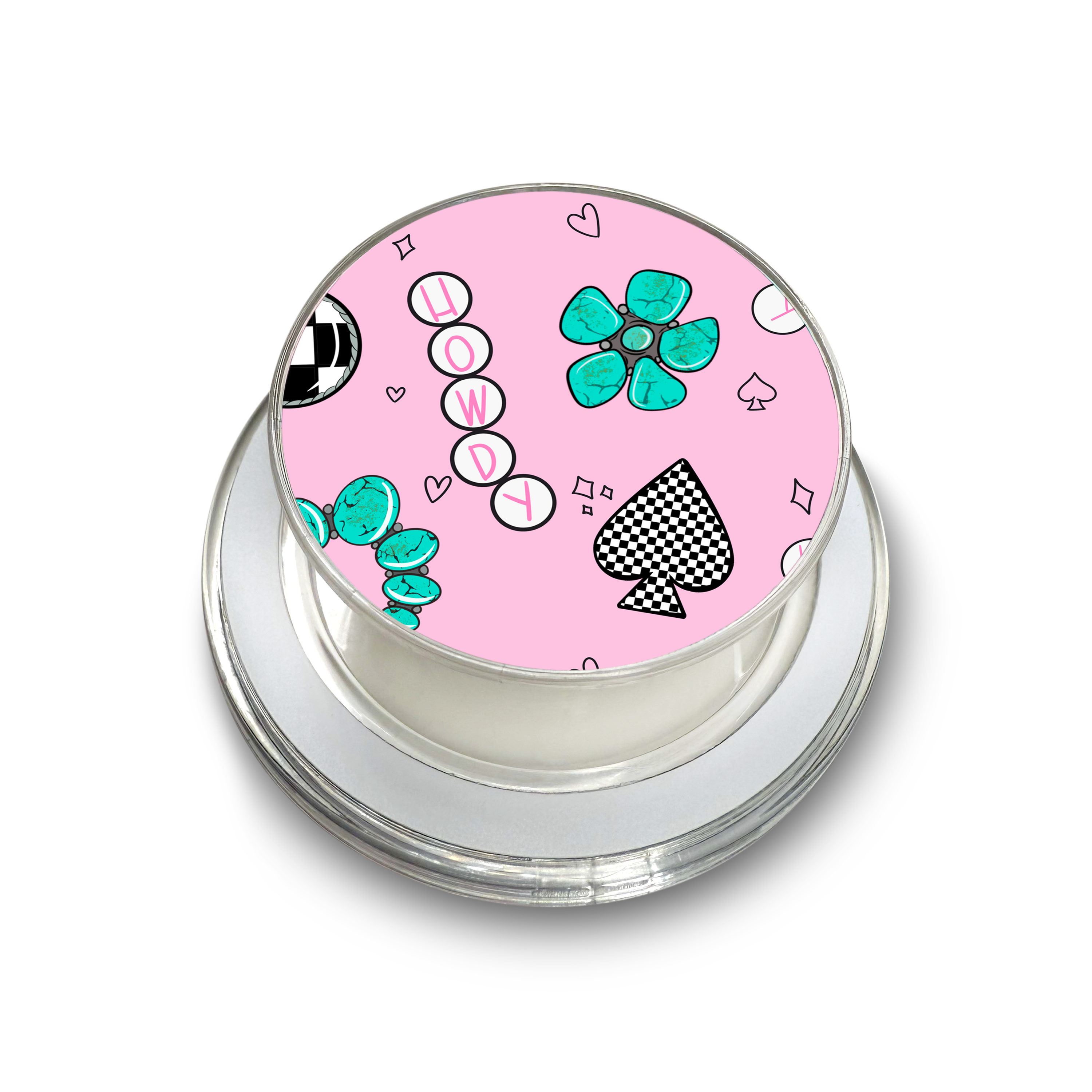 Twisted N Turquoise - Venta al por mayor Soporte para móvil - Hola Agarre de Teléfono Magsafe de Primavera0