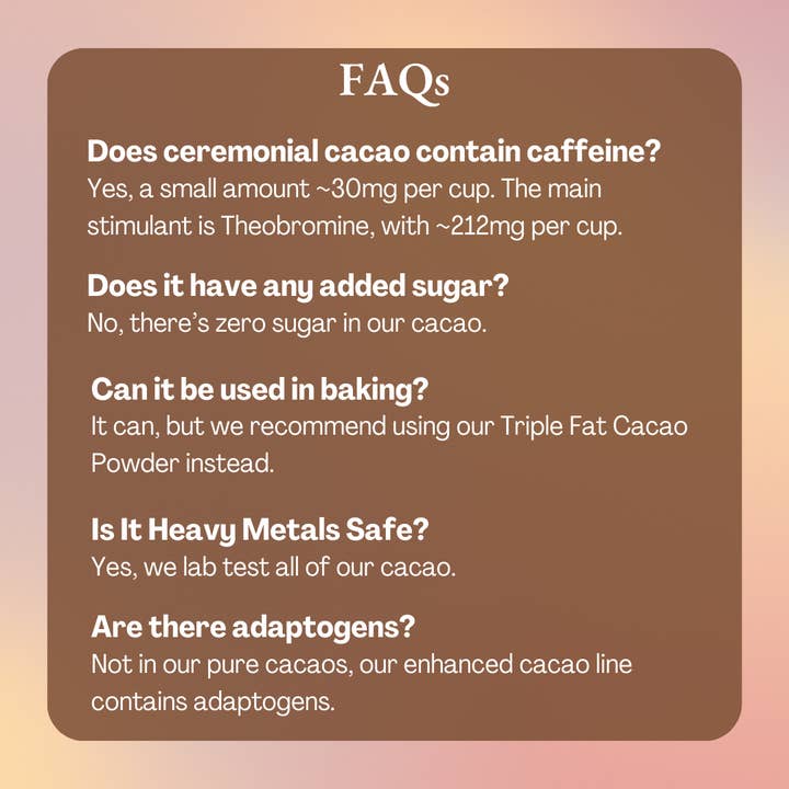 Ora Cacao - Wholesale Hot Cocoa Mix/Kit - Vibrant Vitality Cacao - Organic Ceremonial Chocolate4