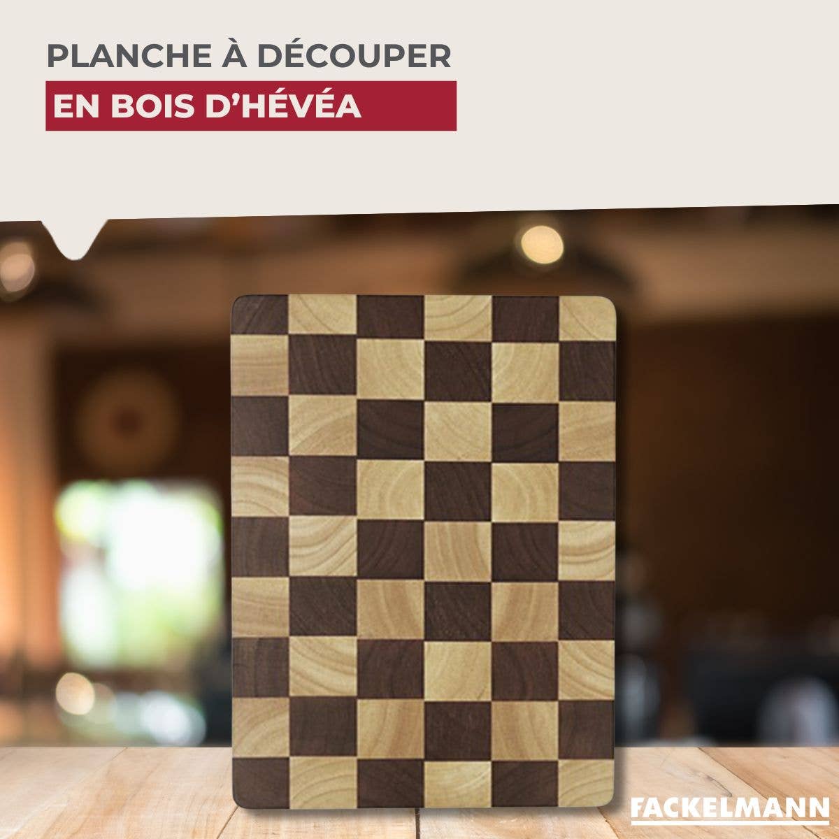 Zenker - Wholesale Cutting Board - Fackelmann Boissellerie rubberwood cutting board1