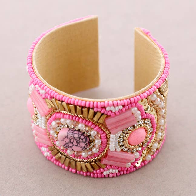 Ethnic Beads Adjustable Bracelet for wholesale by Sonata