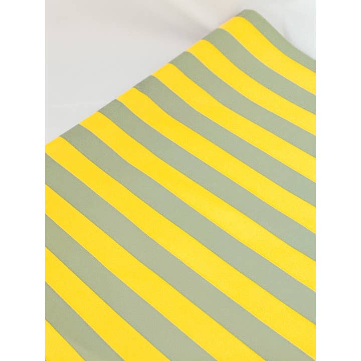 Tissue Paper 500 Sheets of 62x86cm STRIPES LEMON/BLUE for wholesale by CHIC&PAPER
