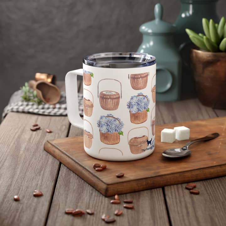 The Muddy Dog - Wholesale Insulated Mug/Tumbler - Nantucket Baskets Heritage Insulated Mug