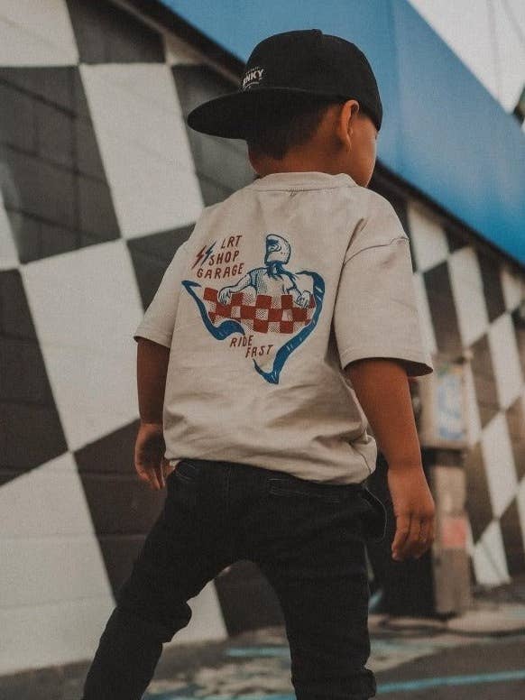 Little Rad Things - Wholesale Screen Printed T-Shirt - Kids - Boys Clothes Red, White and Boom Tee