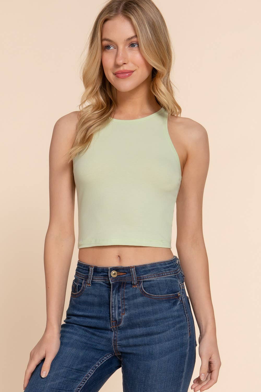 Active Basic | Active USA - Wholesale Tanktop - Dames - Halternek cropped top44