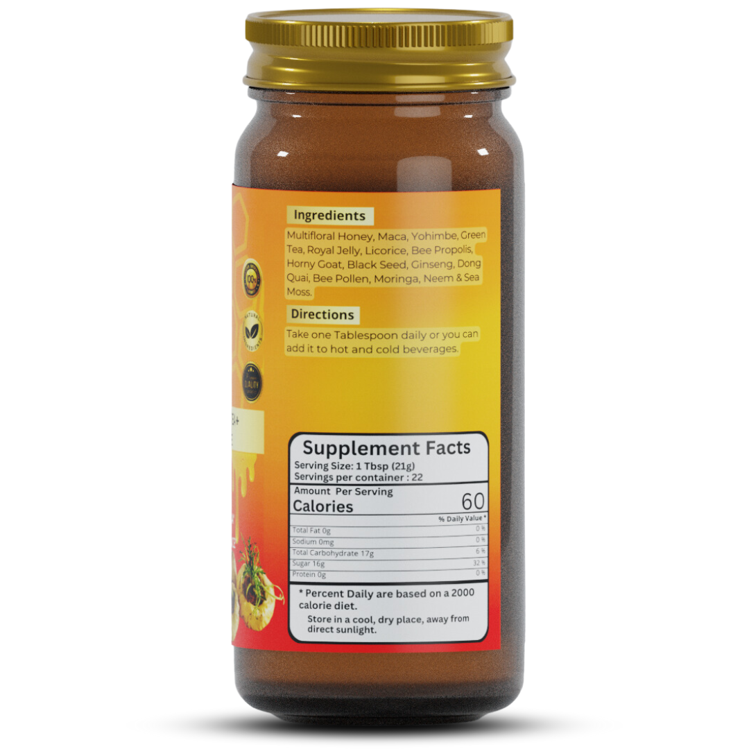 Herb To Body - Wholesale Honey - Maca Honey 16oz2