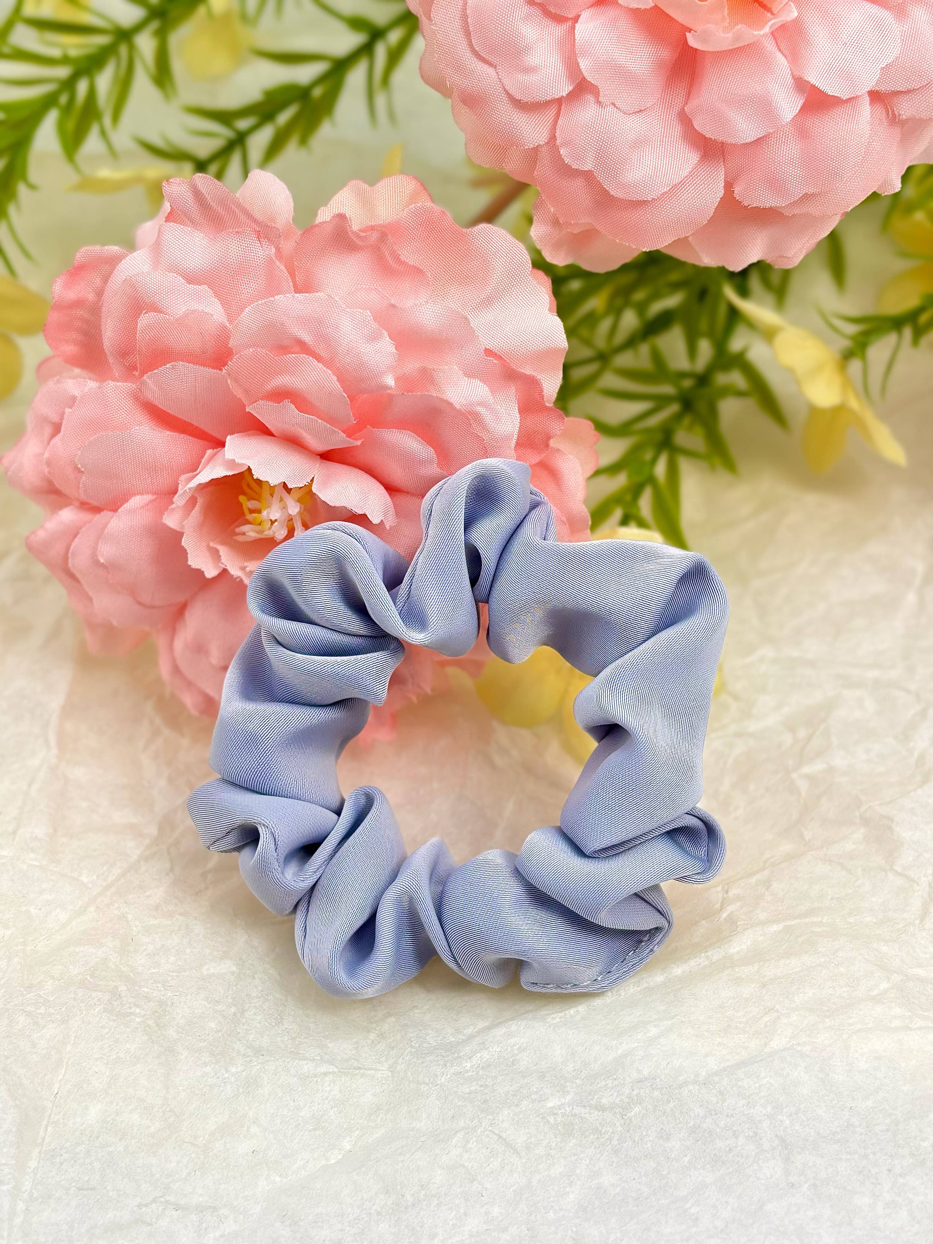 BYREN | ÉLINE L'ATELIER – wholesale Hair accessories set – Women’s – Satin Elastic Scrunchies 8cm FQ916