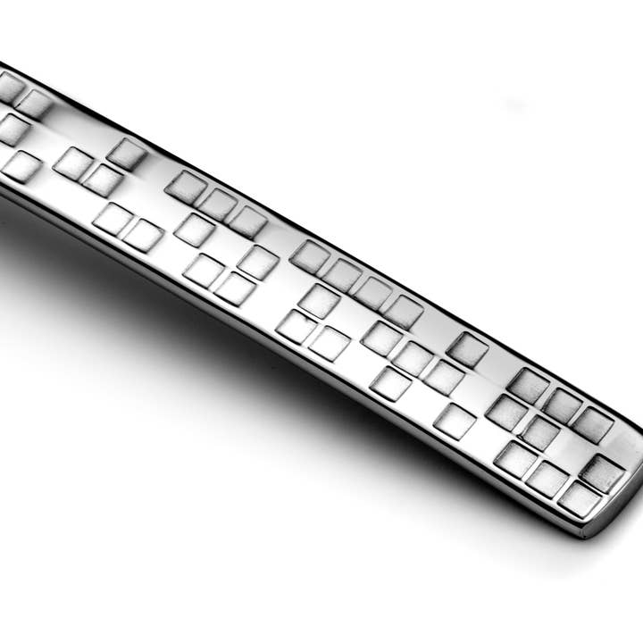 Hammered stainless steel PIX'ELLE 3D Table Cutlery - Couzon for wholesale on Faire2