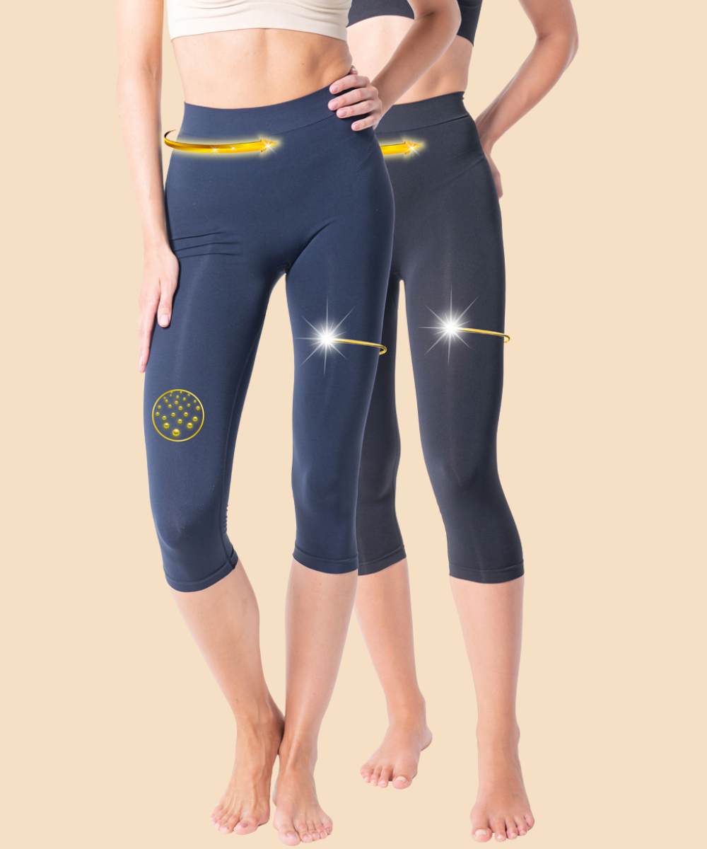 Anaissa - Wholesale Athletic/Lounge Leggings - Women's - Pack-2 Capri Push Up Leggings 160 den FIR Technology Lena0