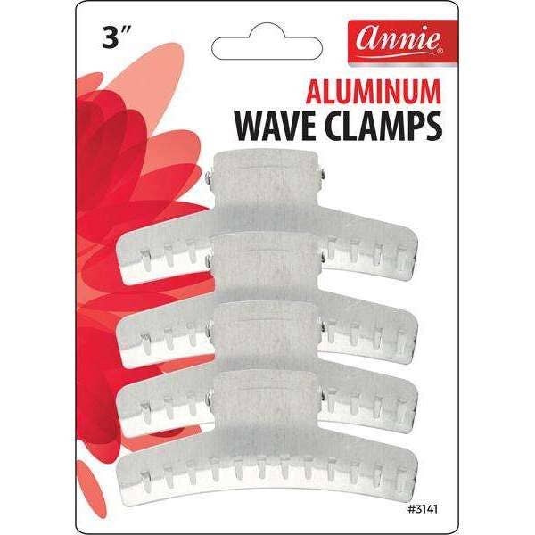 Annie International, Inc. - Vente Pince à cheveux – femme - Pinces à vagues Annie en aluminium 3 pouces 4Ct