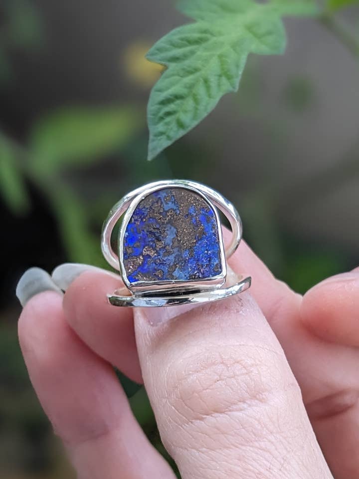 Anel em Prata 950 com Opala Boulder e Tamanho 54 por atacado de Le Tourbillon Minéral