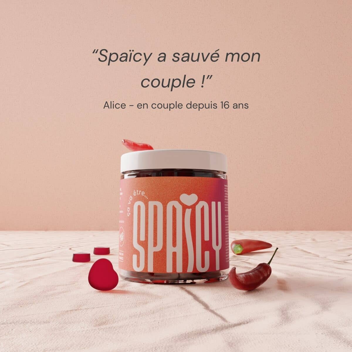 Spaïcy - Wholesale Oral Supplement/Vitamin - Aphrodisiac gummies to increase libido