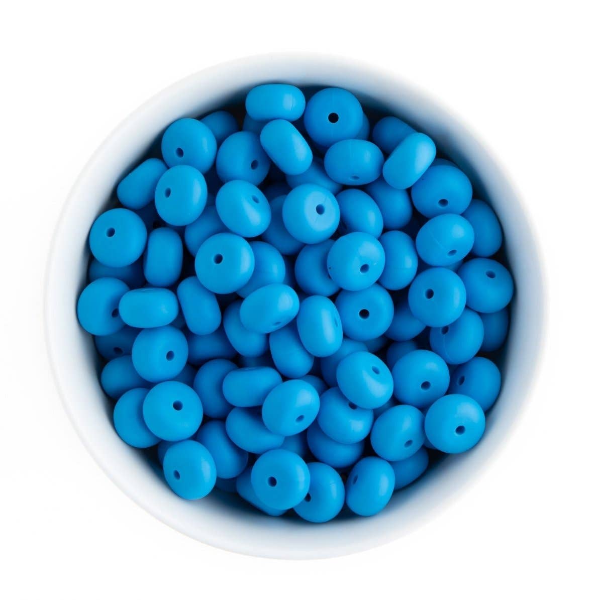 Cara & Co Silicone Craft Supply – wholesale Pärlor – 14 mm abacusformade silikonpärlor30