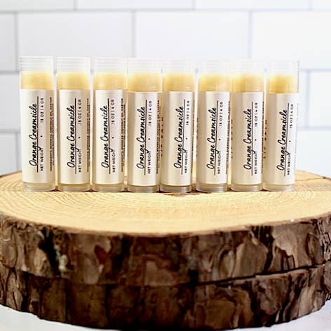 The Essential Oils Soapery - Wholesale Lip Balm - Orange Creamsicle Lip Balm1