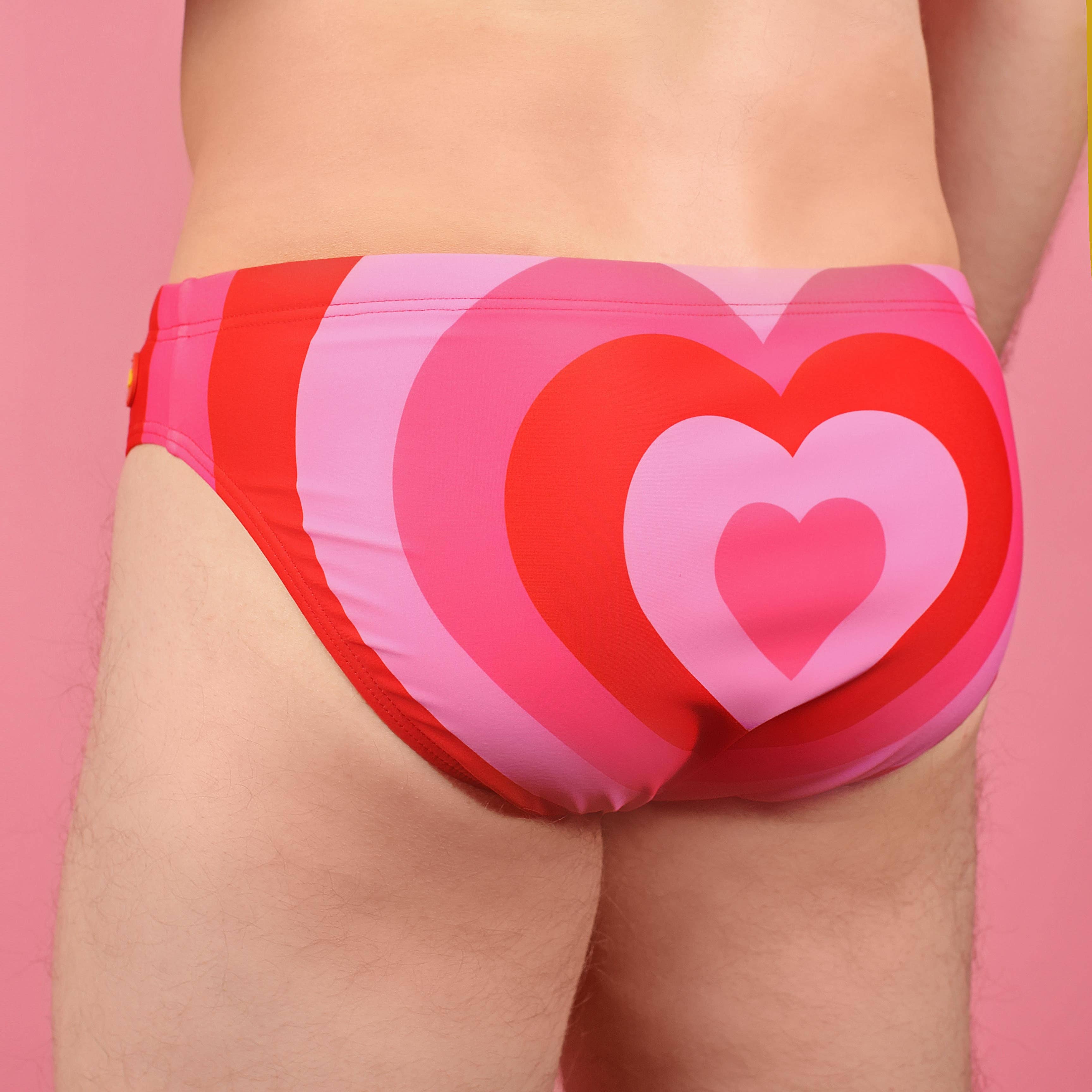 Pander - Wholesale Swim Bottoms - Men's - Radial Heart Swim Brief2