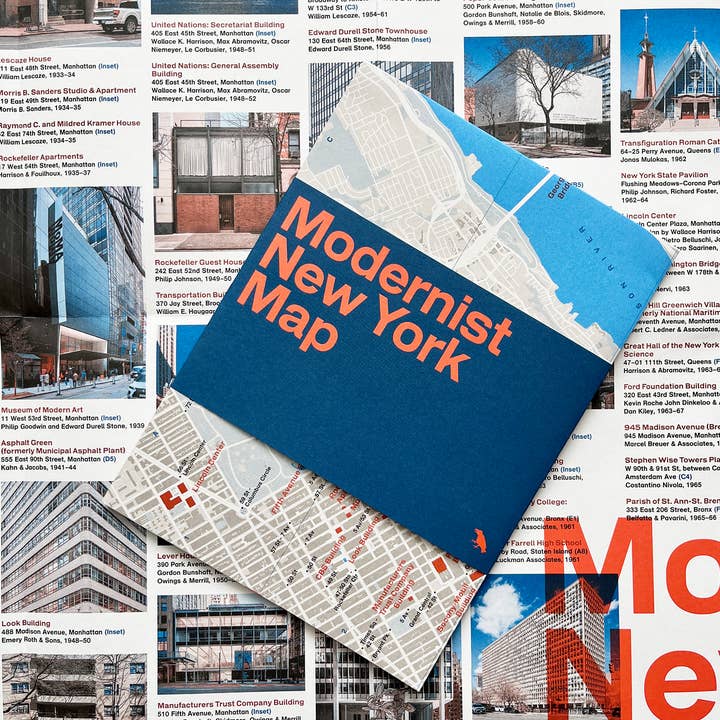 Blue Crow Media – wholesale Arts and entertainment – Modernist New York Map1