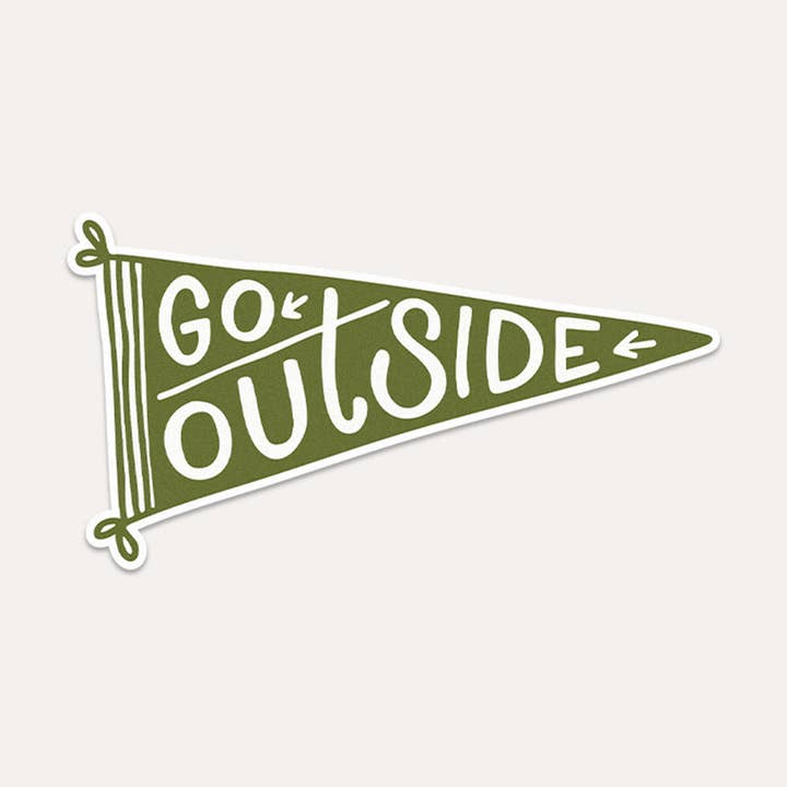 Go Outside - Vinyl Sticker for wholesale by Union Made