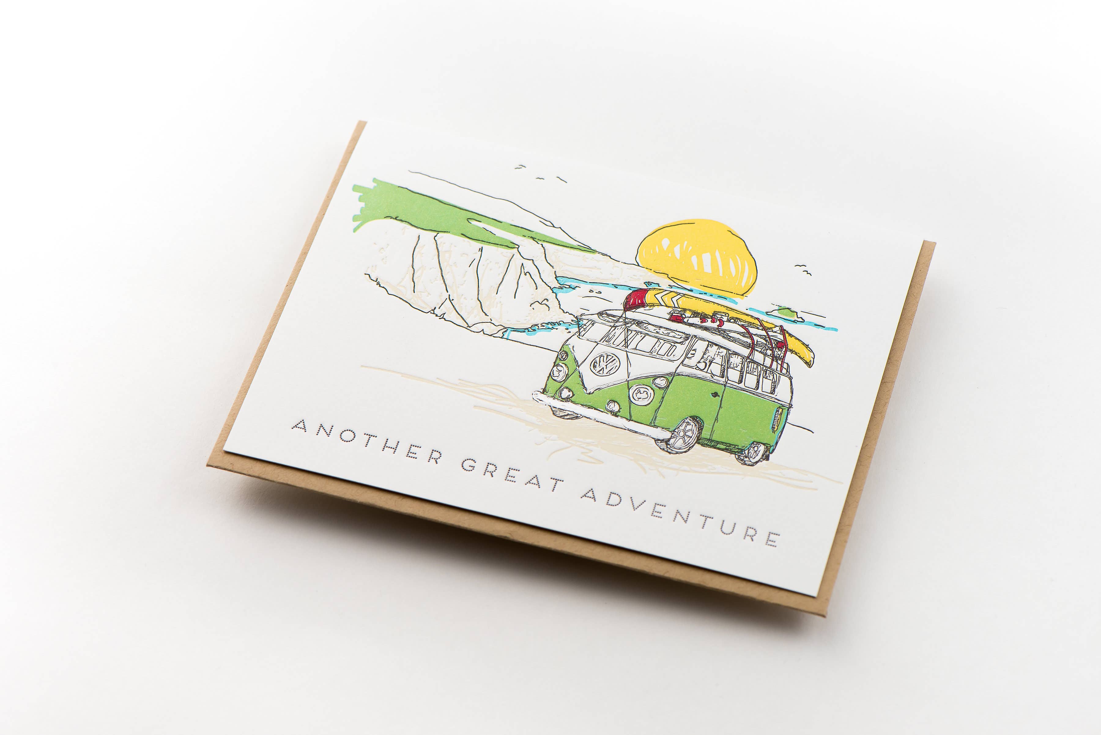 Porchlight Press Letterpress – Engroshandel Hverdagshilsen kort – En anden stor eventyr Throwback Card1