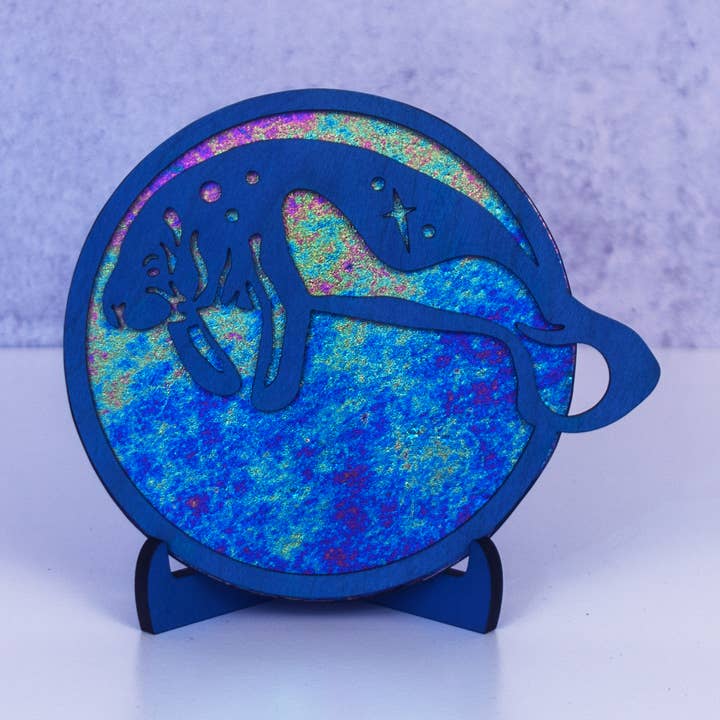 Escultura de Mesa de Manatí para venta al por mayor de Dee Janssen GlassWorks