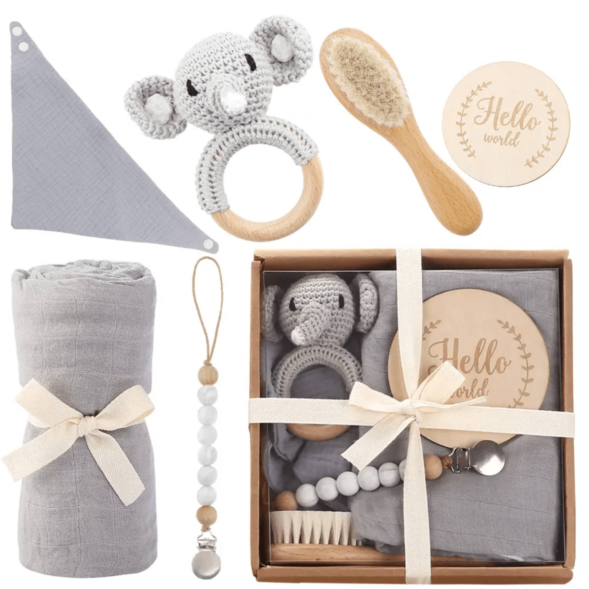Giften Market - Wholesale New Mom Gift Box/Set - Welcome Baby Gift Box - Charming 6-Piece Set for Newborns11
