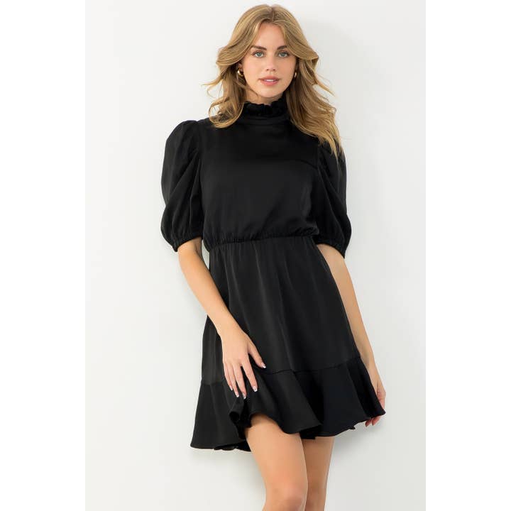 Robe volantée à manches courtes pour la vente par THML