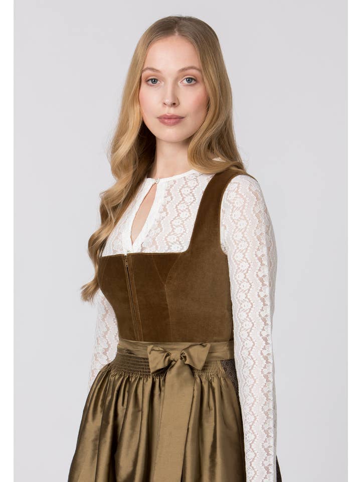 olive Dirndl Isola for wholesale on Faire4