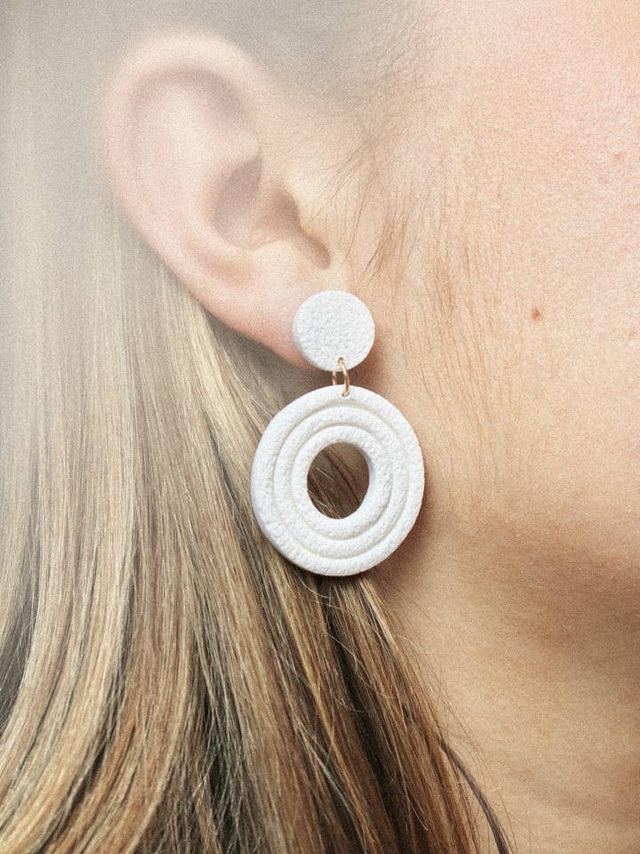 Oakleigh in White for wholesale by Copper Stones Studio