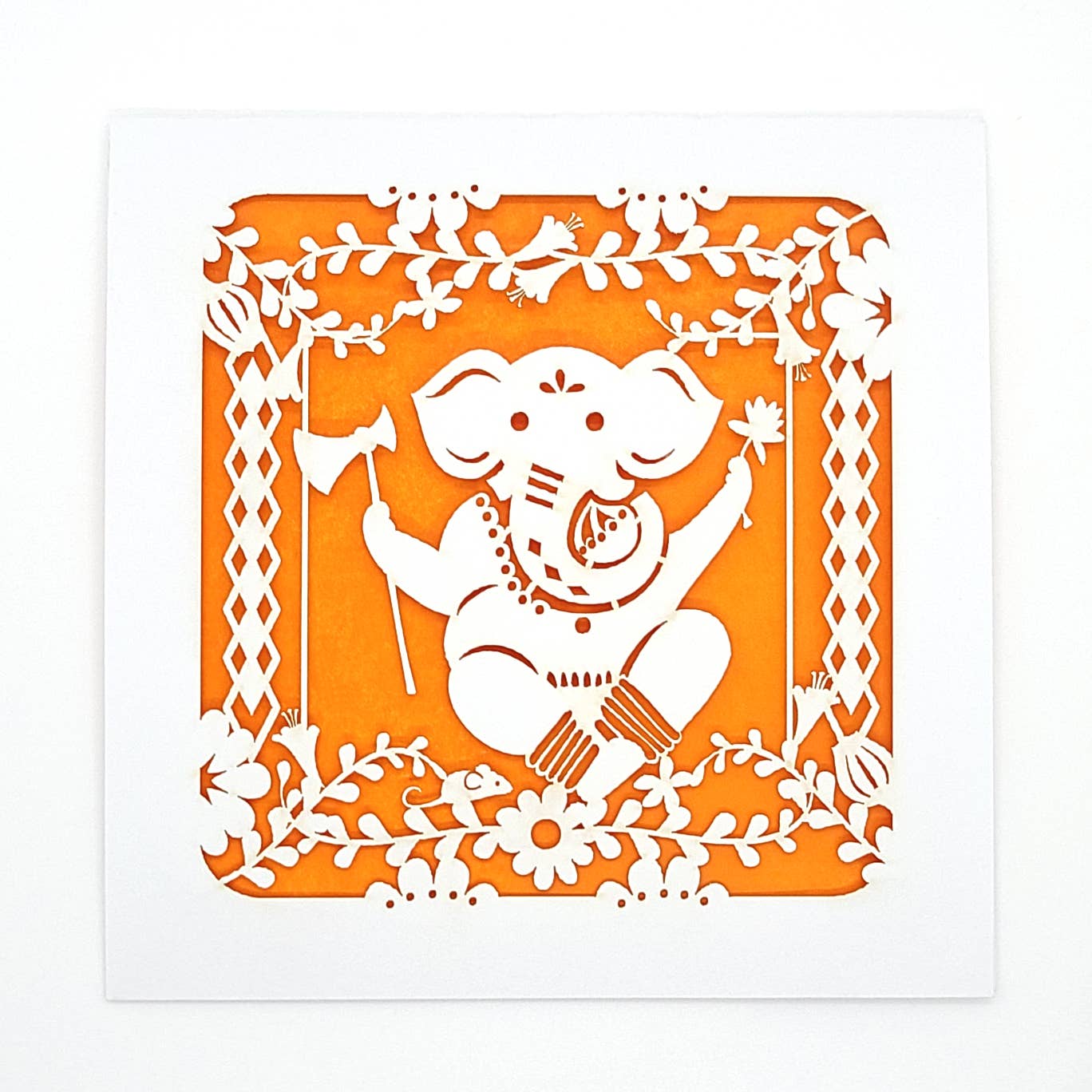 two hermanas - Wholesale Everyday Greeting Card - Ganesh - mover of obstacles laser cut cards7