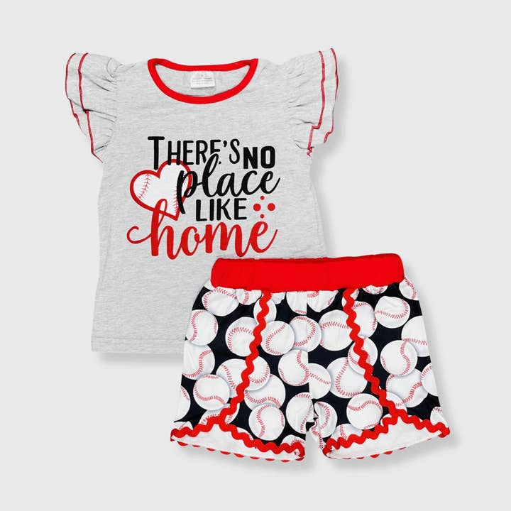 Baseball 'There's No Place Like Home' Kids Outfit for wholesale by ILTEX Apparel