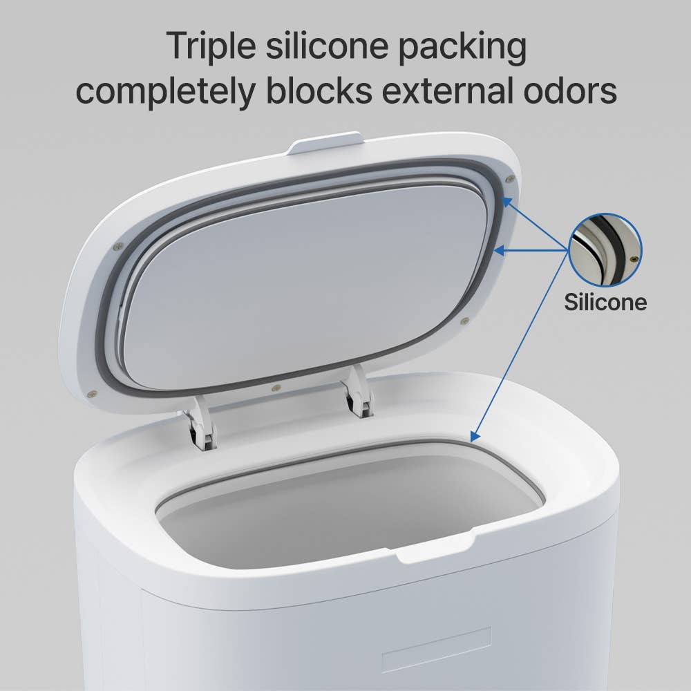 senseQ – wholesale Papperskorg/papperskorg – Trippel luktblockerande soptunna för blöjor och djuravfall5