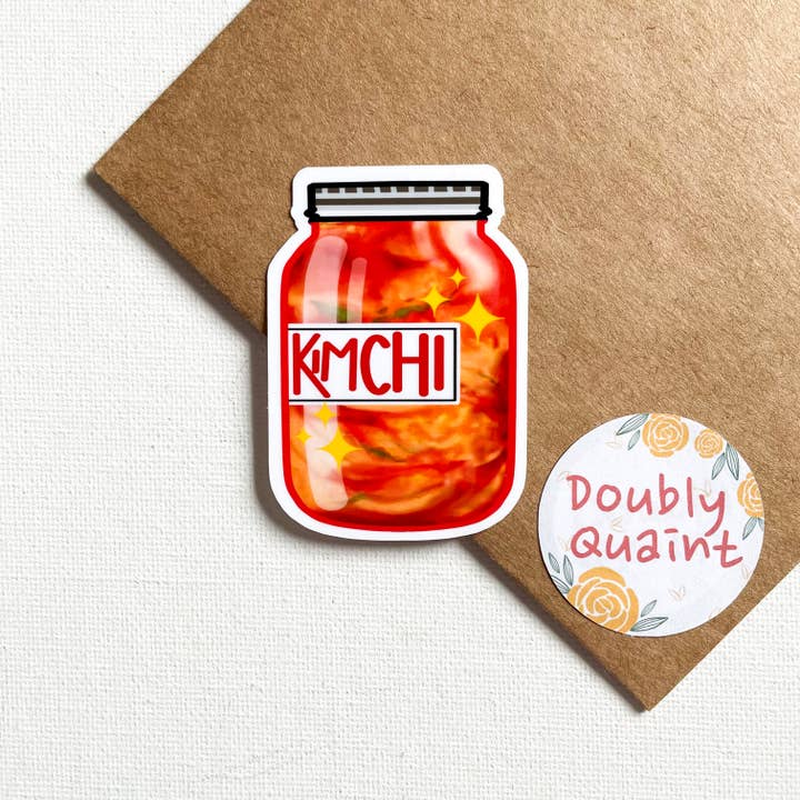 Sticker vinyle Kimchi in a Jar pour la vente par Doubly Quaint