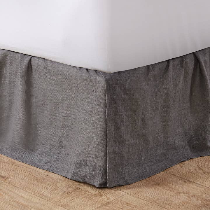 Nina Hessian Dust Ruffle for wholesale by Levtex Home