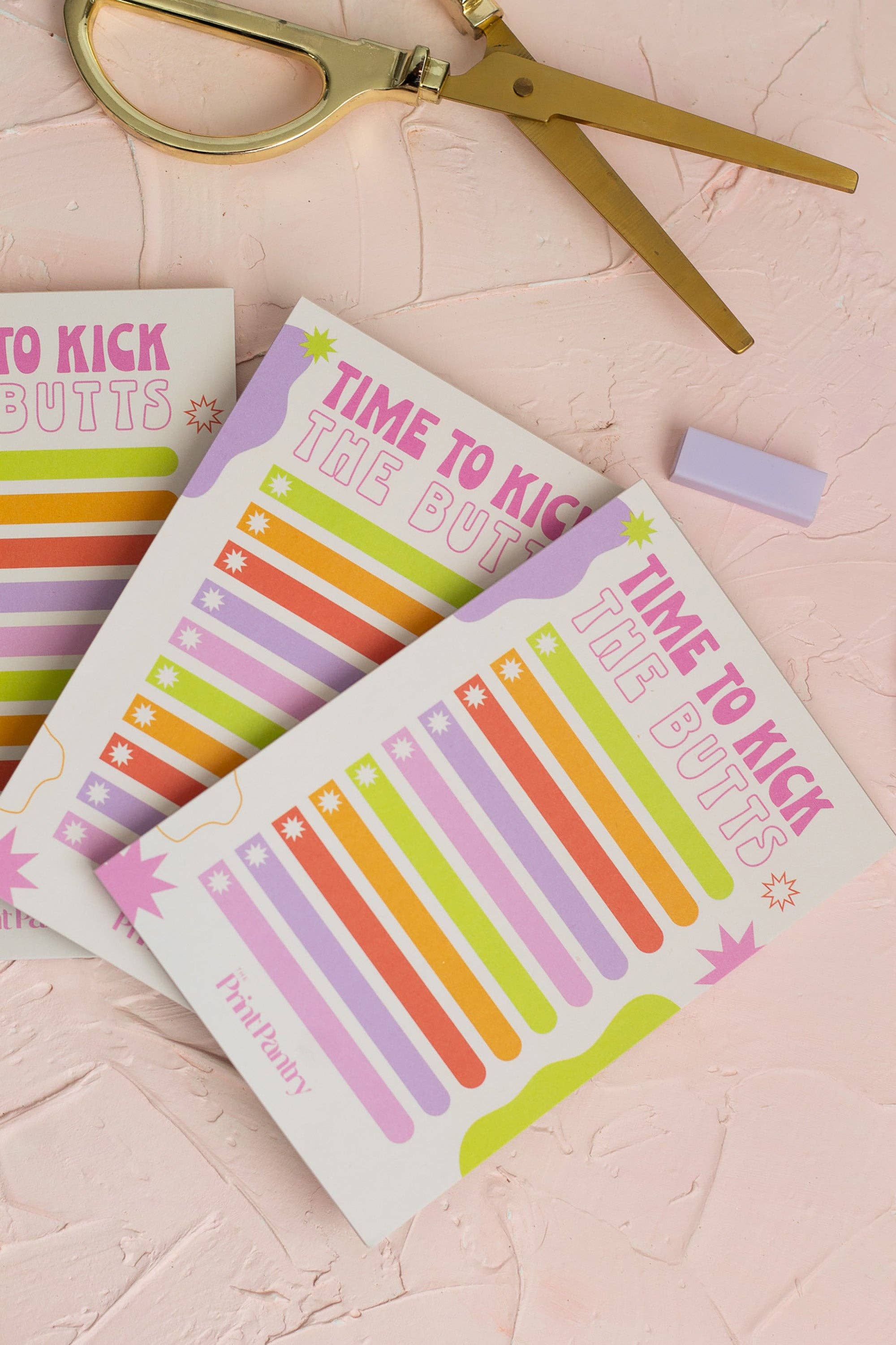 The Print Pantry - Wholesale Notepad - Kick the Butts Notepad5
