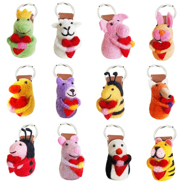 JOJO Geschenke – Großhandel Schlüsselanhänger – Unisex – Freunde Schlüsselanhänger aus Filz