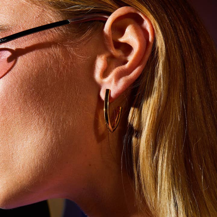 VERMEIL V EARRING for wholesale by Jade Venturi