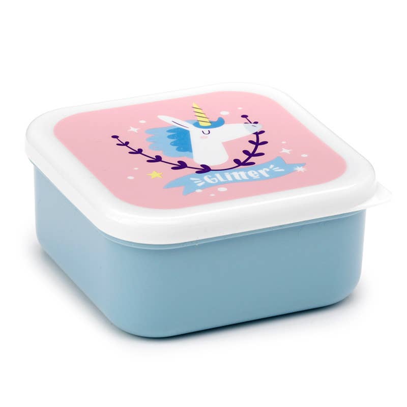 Puckator Ltd - Wholesale Lunch Bag/Box - Set of 3 Lunch Box Snack Pots S/M/L - Unicorn Magic3