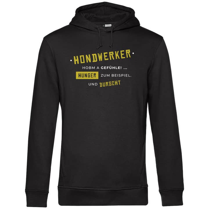 Hondwerker hobm a Gefühle - Unisex Hoodie Premium für den Großhandel von Südtiroler Stiebele