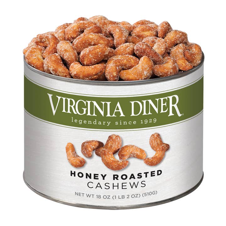 Virginia Diner, Inc. - Wholesale Nuts - 18 oz Honey Roasted Cashews