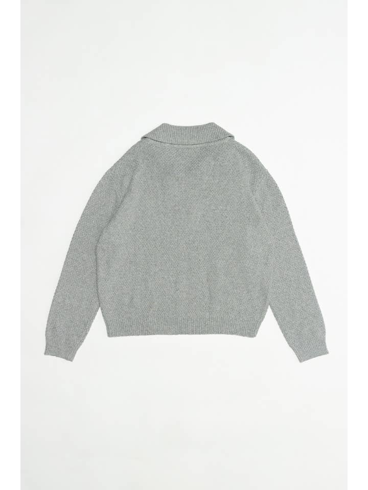 MOD REF - Wholesale Knit Sweater - Women's - The Archie Sweater | Polo Collared Knit Sweater27