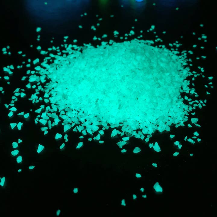 IT GLOWS - Wholesale Outdoor ornament/decor - Glow In The Dark Sand - Aqua/Glow Sand/ Garden Sand/ 1-3mm4
