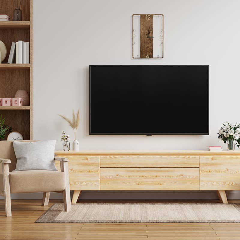 PromiDesign - Vendita all'ingrosso Orologi da parete - Grande orologio da parete rettangolare verticale in legno7