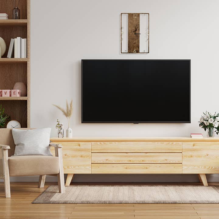 PromiDesign - Vendita all'ingrosso Orologi da parete - Grande orologio da parete rettangolare verticale in legno7