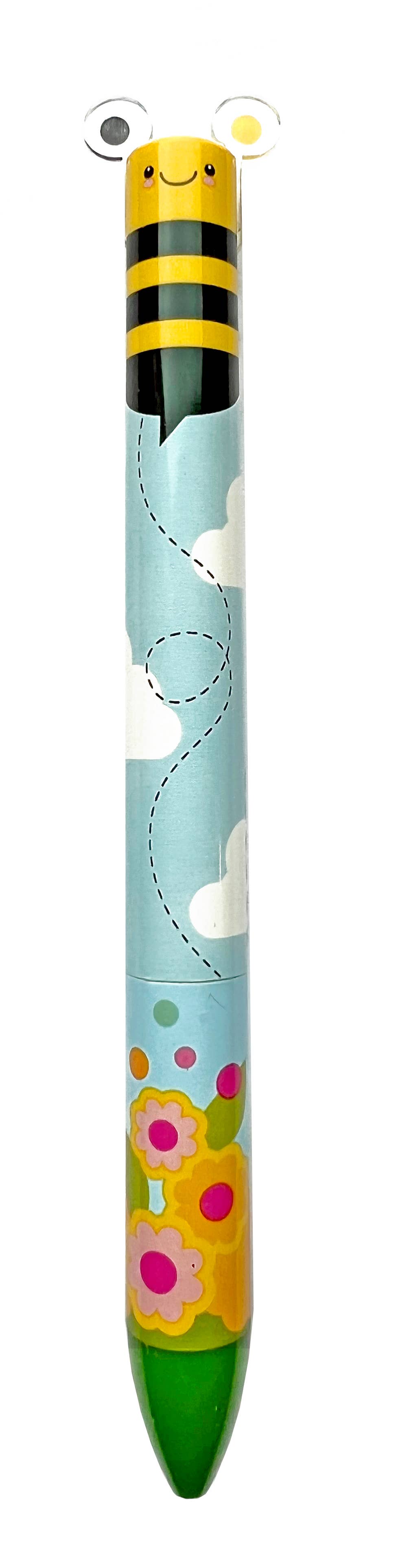 SNIFTY - Wholesale Pen - TWICE AS NICE WOODLAND 2 COLOR CLICK PEN DISPLAY OF 303