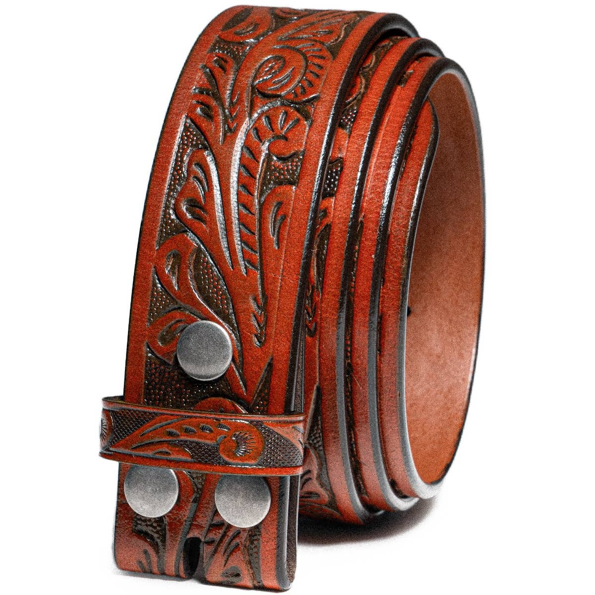 Fabio Valenti - Vendita all'ingrosso Cintura - Uomo - Cintura da uomo in vera pelle con cinturino a scatto senza fibbia17