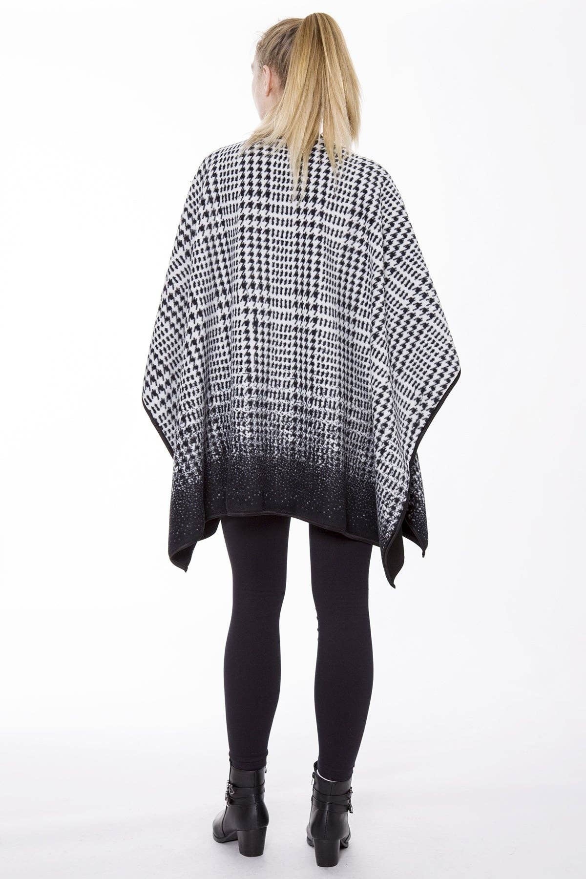 Jasper Trading LLC - Venta al por mayor Kimono - Mujer - JP752_Mantón delantero abierto negro 3