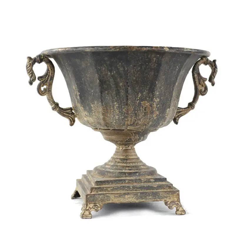 Mothology Home - Wholesale Urn - Distressed Black Iron Urn1